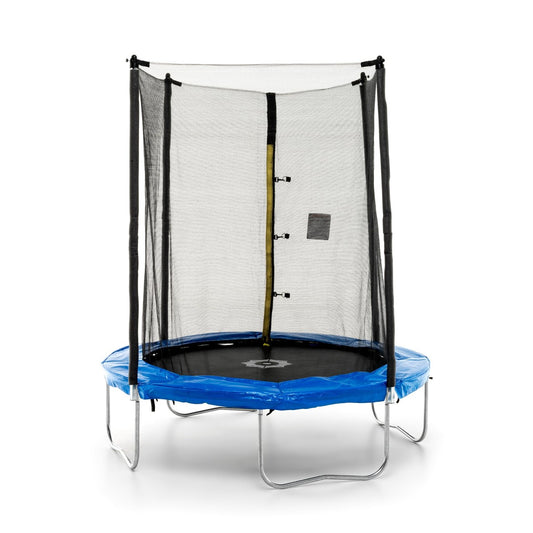 Hopper 245 cm trampoline with galvanized iron safety net