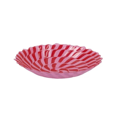 Centrotavola in vetro Lush Red 30 cm