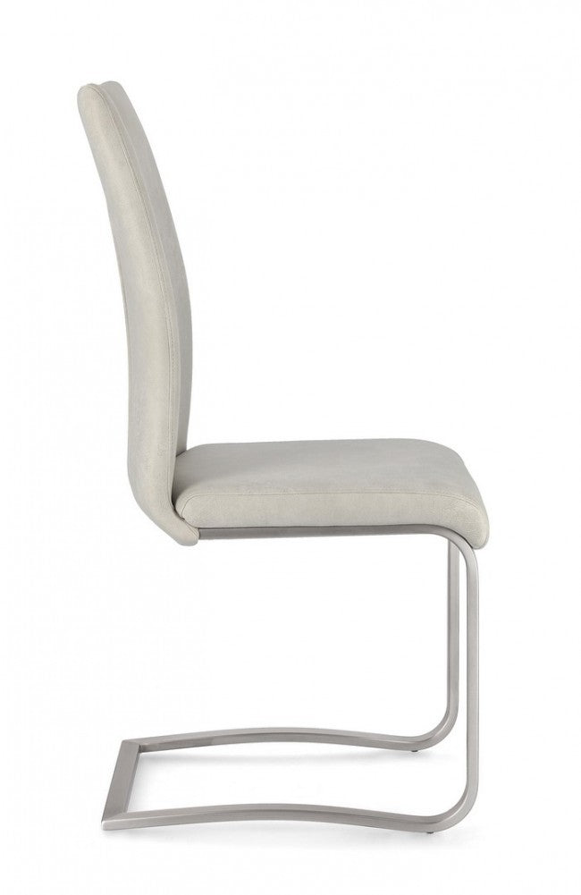 4x Sedia in ecopelle 42x56x102h