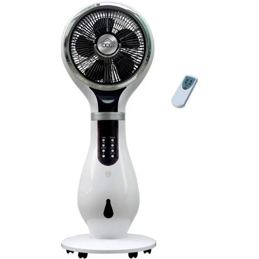 Ventilatore a Piantana DCG VE1860TT con nebulizzatore, timer e telecomando Ø 40 cm
