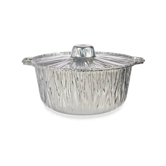 Set of two aluminum saucepans 26 x 15 x 29 h cm