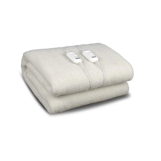 Termocoperta 2 piazze in lana sintetica con 2 livelli di potenza
