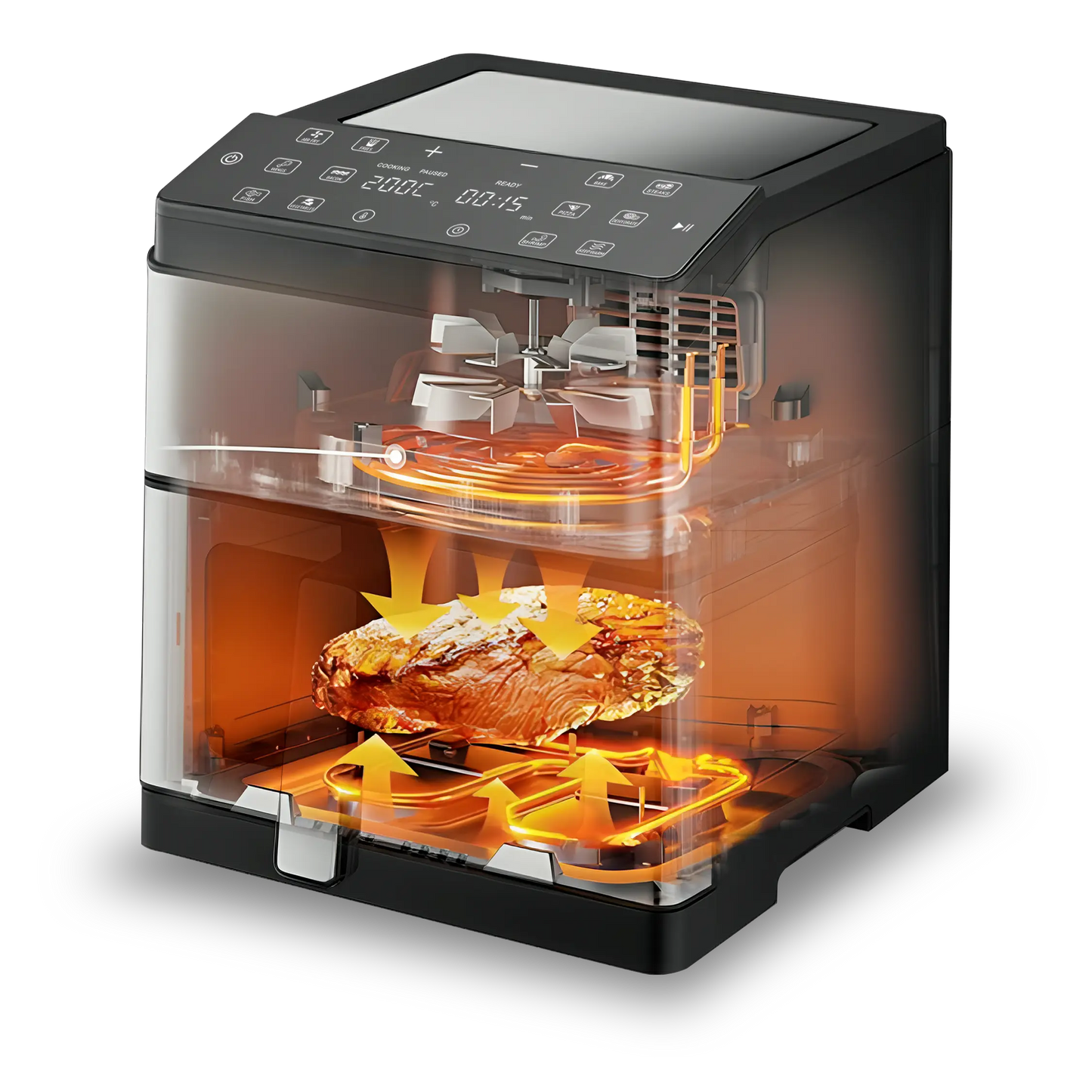 8L 1800W Digitale Heißluftfritteuse