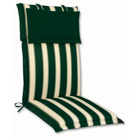 Striped cushion for high armchair 114x48 cm