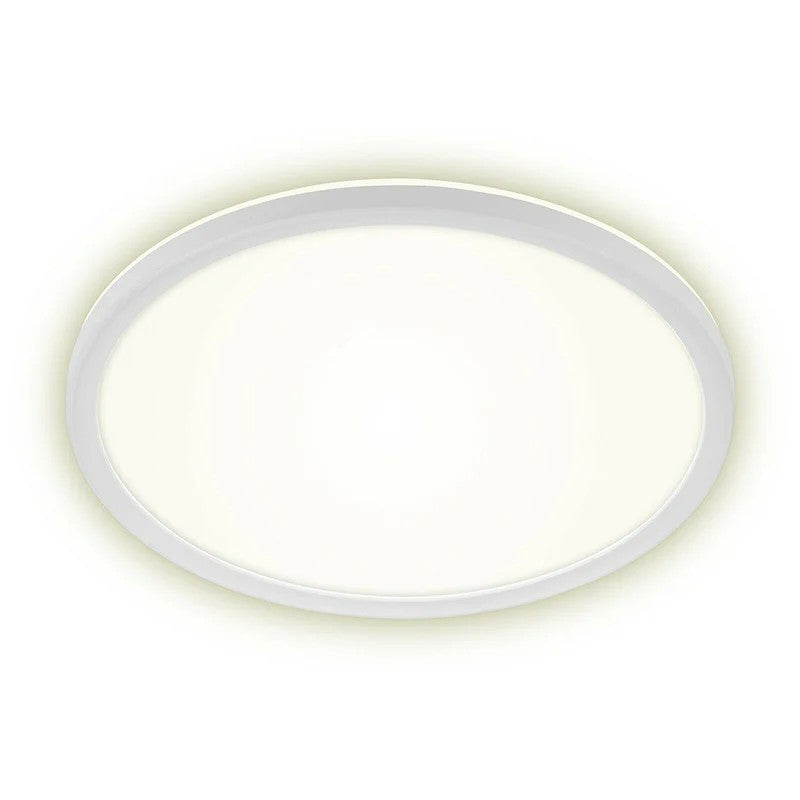 Schlanke LED-Deckenleuchte Ø 30 cm 18w 2400lm weiß