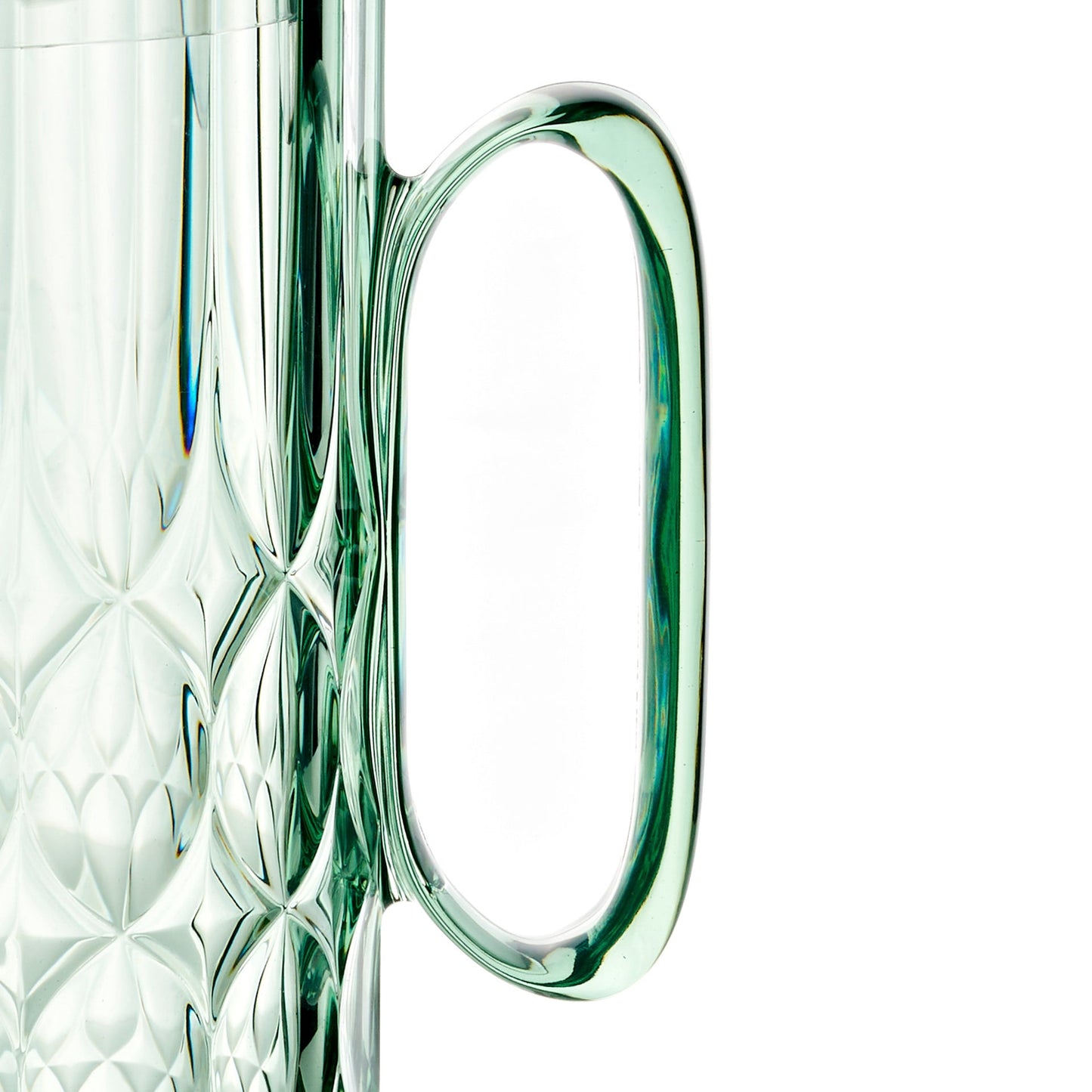 Vanity carafe with matcha green lid 1750 cc