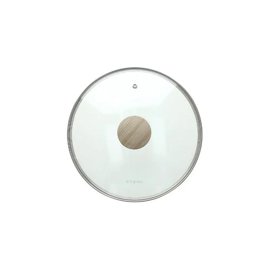 Coperchio in vetro trasparente con foro vapore Eco Tortora 26 cm