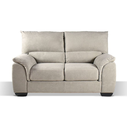 Divano 2 posti taupe 158x90x100 cm