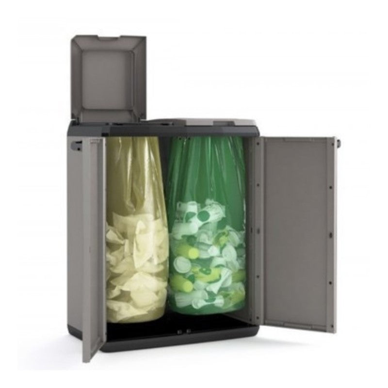 Double differentiated wardrobe 68x39x87 cm