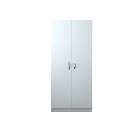 2 -door wardrobe without drawers white color H210x91x52cm