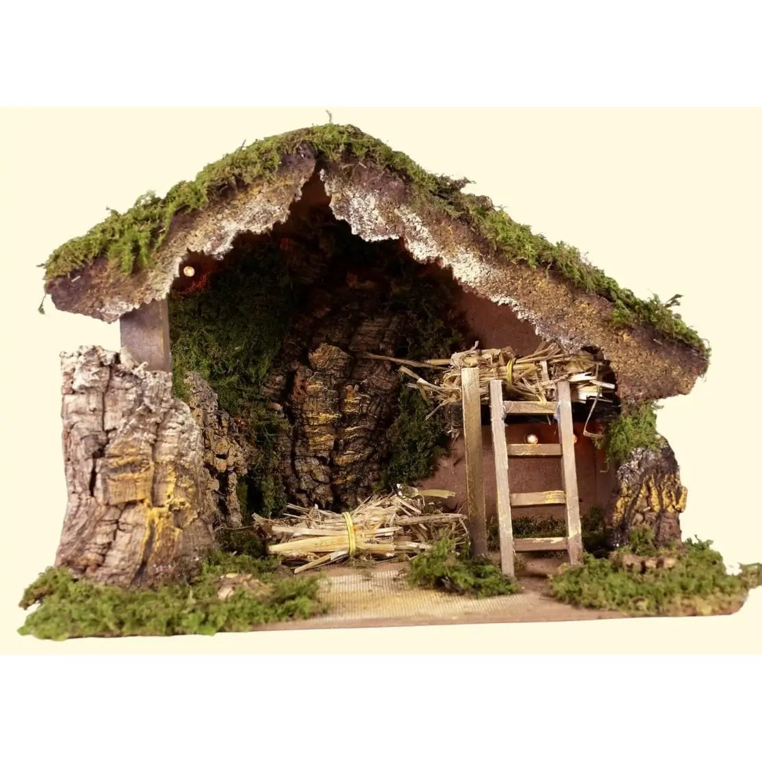 Capanna per presepe vuota 33 × 18 × H23 cm