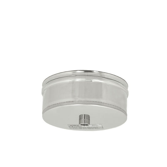 Tappo INOX 304 con scarico condensa Ø 150