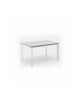 Tavolo Allungabile 140-220 x 90 cm - Ceramica Marmo Bianco
