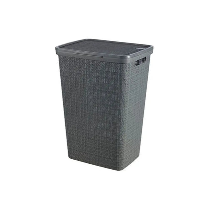 Curver Cesto para la ropa sucia yute gris 58l cm 43x34x60 h