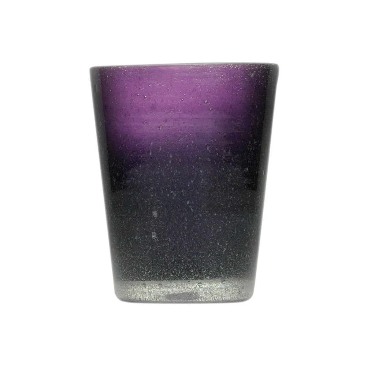 Originales violettes Memento-Wasserglas aus mundgeblasenem Glas, 0,25 l