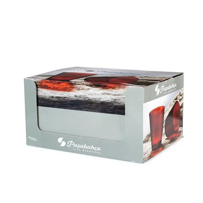 Bicchiere in vetro Generation Rosso 25 cl -1 bicchiere