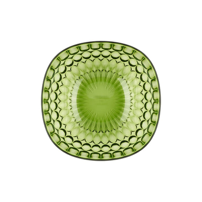 Contenitore Vanity Ø25 cm colore verde ninfea 25x25xh10,9 cm