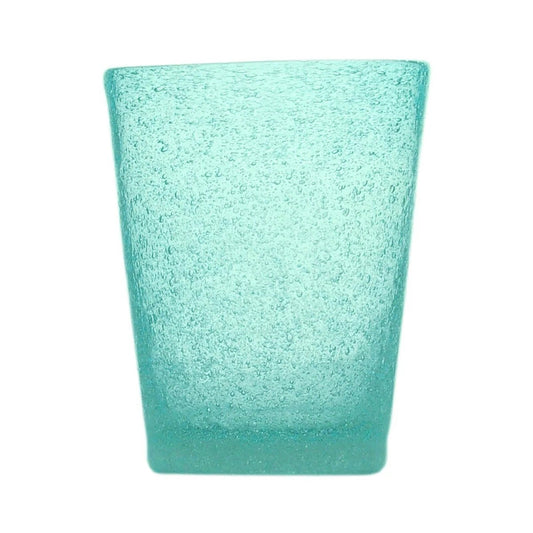 Original memento turquoise water tumbler in blown glass 0.25L