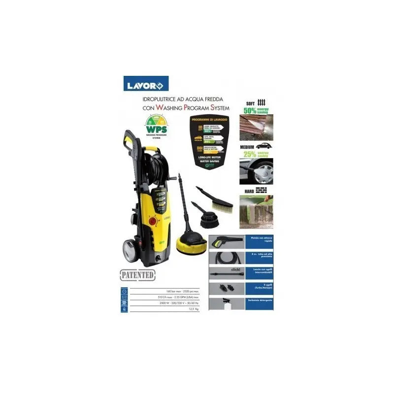 Idropulitrice ad acqua fredda Lavorwash STM 160 WPS 2500W