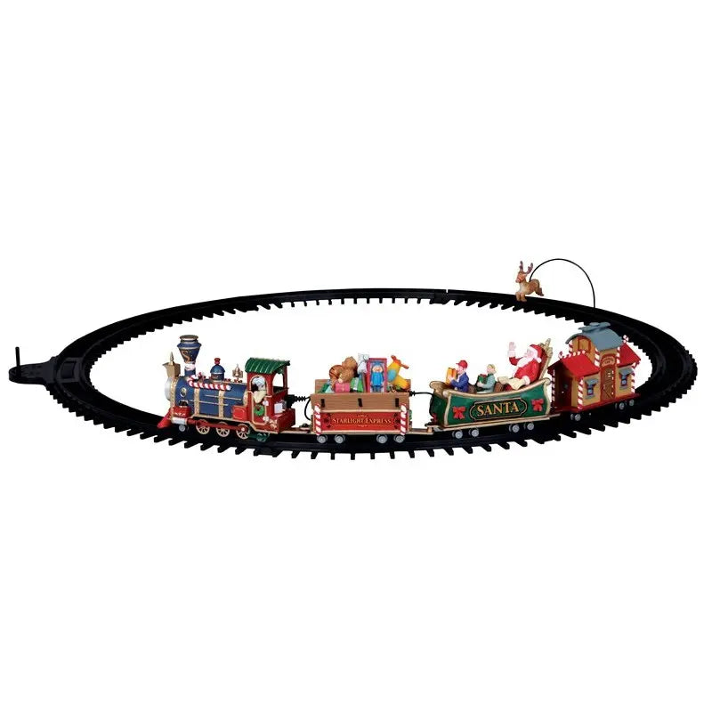 Treno natalizio Lemax The Starlight Express 113 × 65 × H12,5 cm a batteria