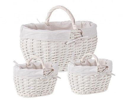 2x Cesta Alesha 26x20x15/21h e 46x32x24/33h