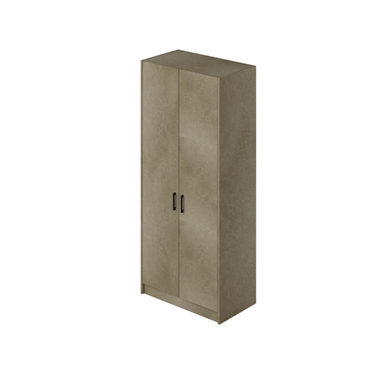 2 -door wardrobe without drawers clay color H210x91x52cm