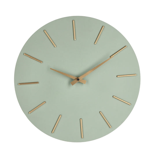Orologio parete Timeline salvia ø40 cm