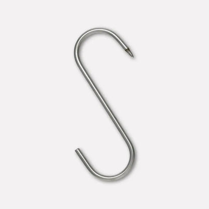 Set 6 pezzi gancio a S in acciaio inox 140x5 mm