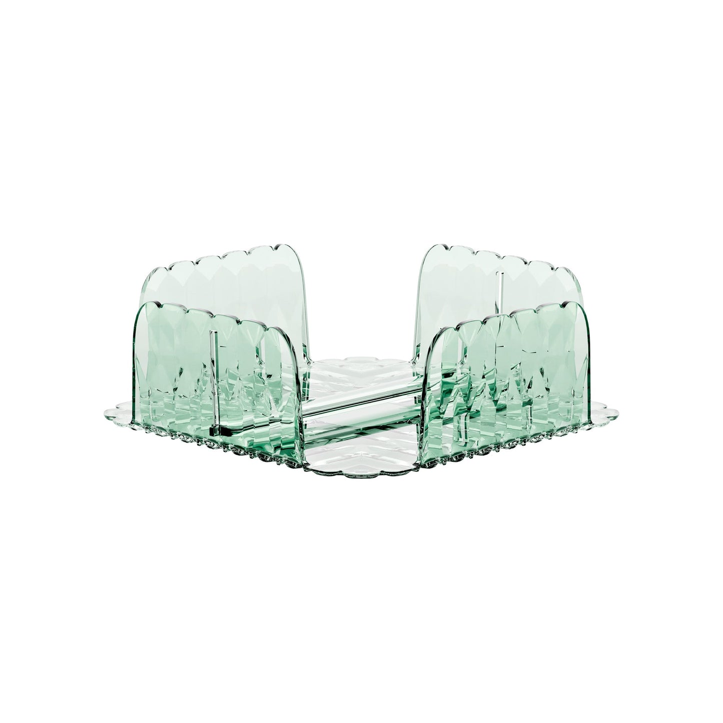 Servilletero Vanity horizontal verde Matcha 20 x 20 x H 7,3 cm