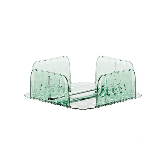Matcha green horizontal Vanity napkin holder 20 x 20 x H 7.3 cm