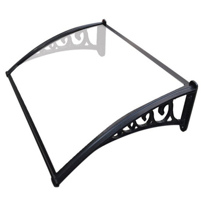 Naxos-Unterstand aus Polycarbonat und Aluminium, 120 x 80 cm