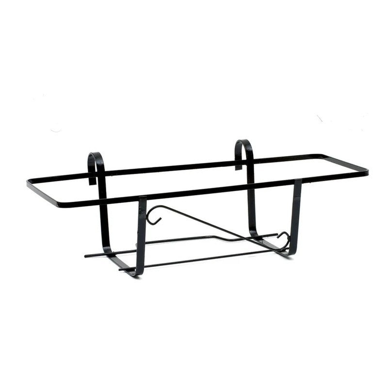 Fioriera fissa nera cm 50x20x15h