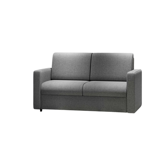 Clark graues 3-Sitzer-Schlafsofa mit elektrogeschweißtem Untergestell und Matratze H12 cm 200x100x91 h