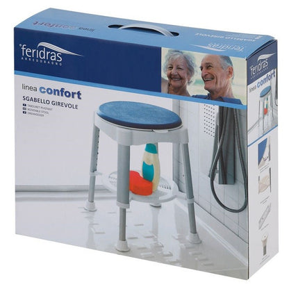 Sgabello in alluminio per Doccia 52x52x h58 cm