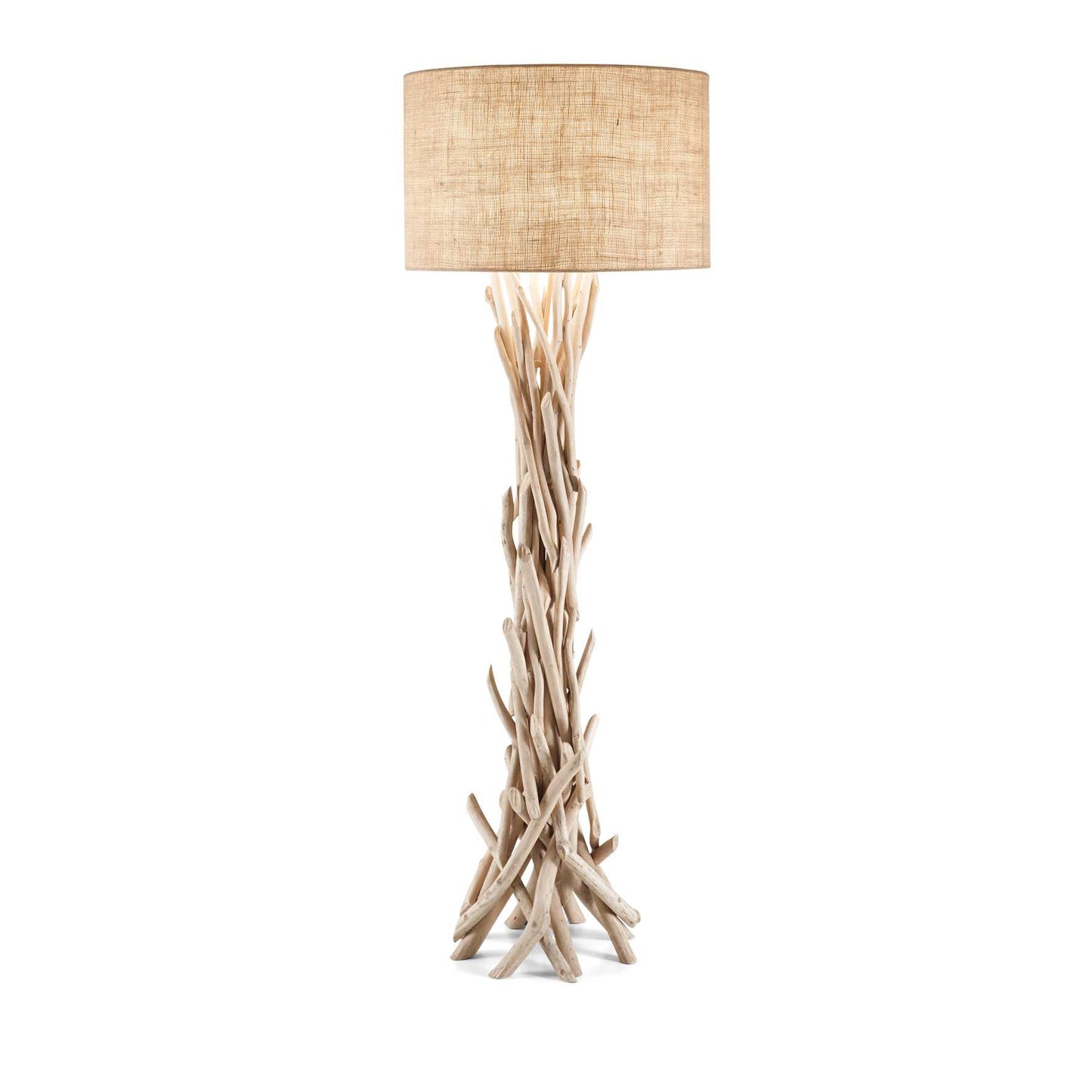 Lámpara de pie de madera D 550 x H 1575 mm