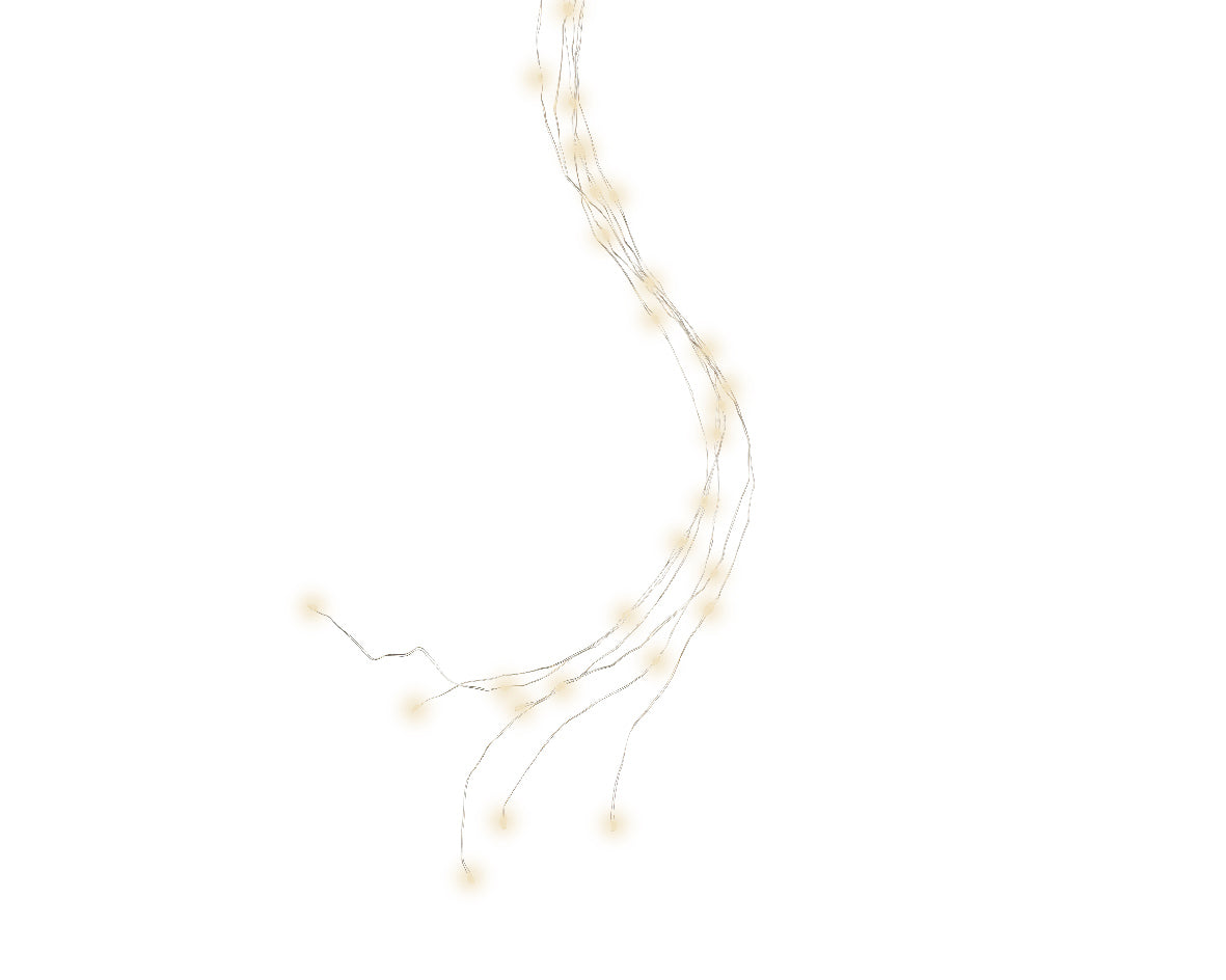 Fixed bunch lights 100cm 320 hot white led