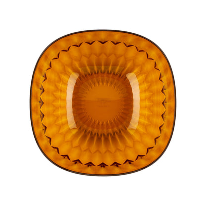 Contenitore Vanity Ø30 cm color caramello 30x30xh12,9 cm