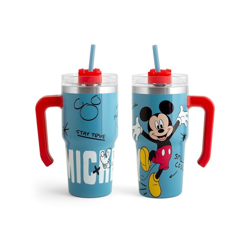 Mickey Comeback thermal mug 0.6 L in stainless steel