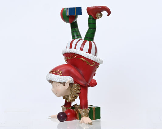 Elf boy in Red Dipolitare 33,2x29,8x58 cm