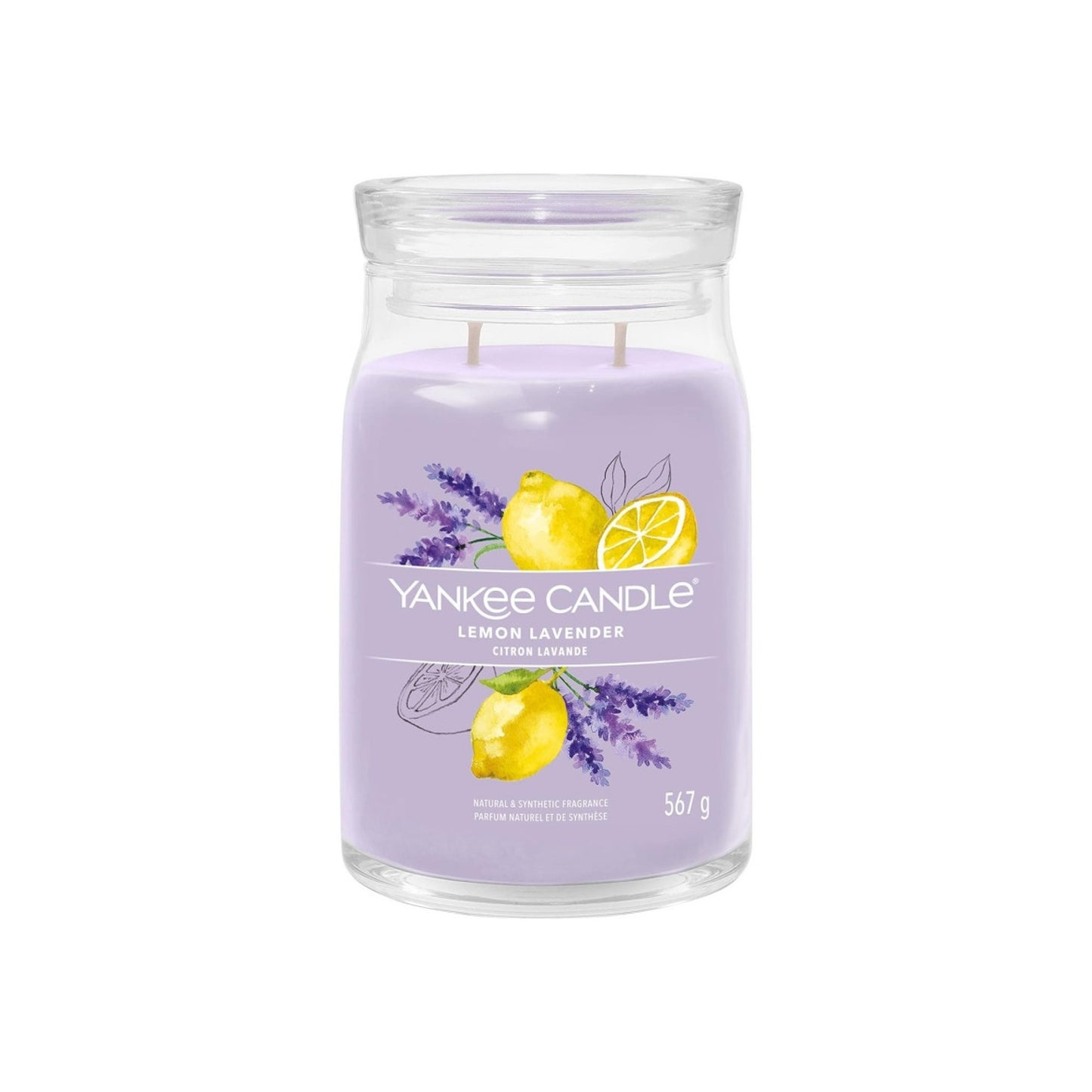 Zitronen-Lavendel-Kerze 567 gr