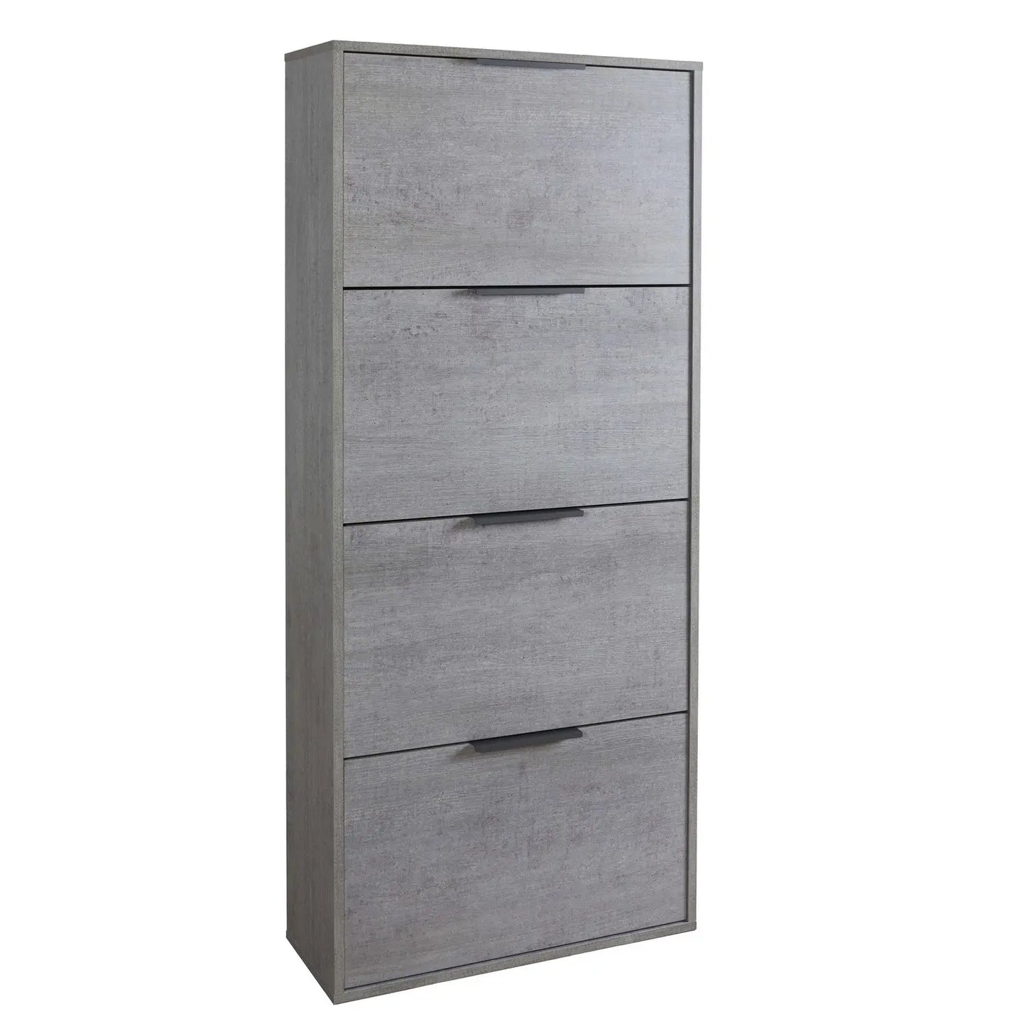 Shoe rack with 4 concrete flaps 65x25x147 cm h