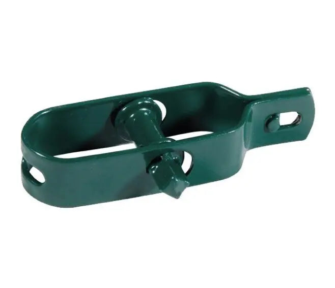 Tirahilos de metal plastificado verde 9,5x3x2 cm