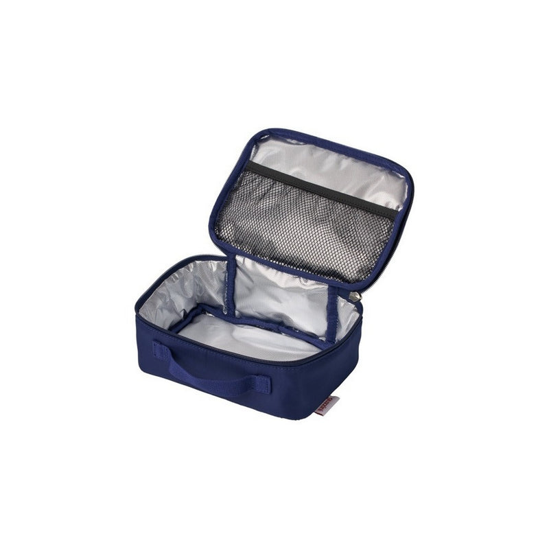 Bolsa térmica para snacks, cosméticos y medicamentos, color azul, 21 x 7 x h 15 cm, capacidad 1,8L