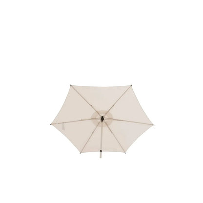Ombrellone Soya argilla 2,7 m in acciaio e poliestere
