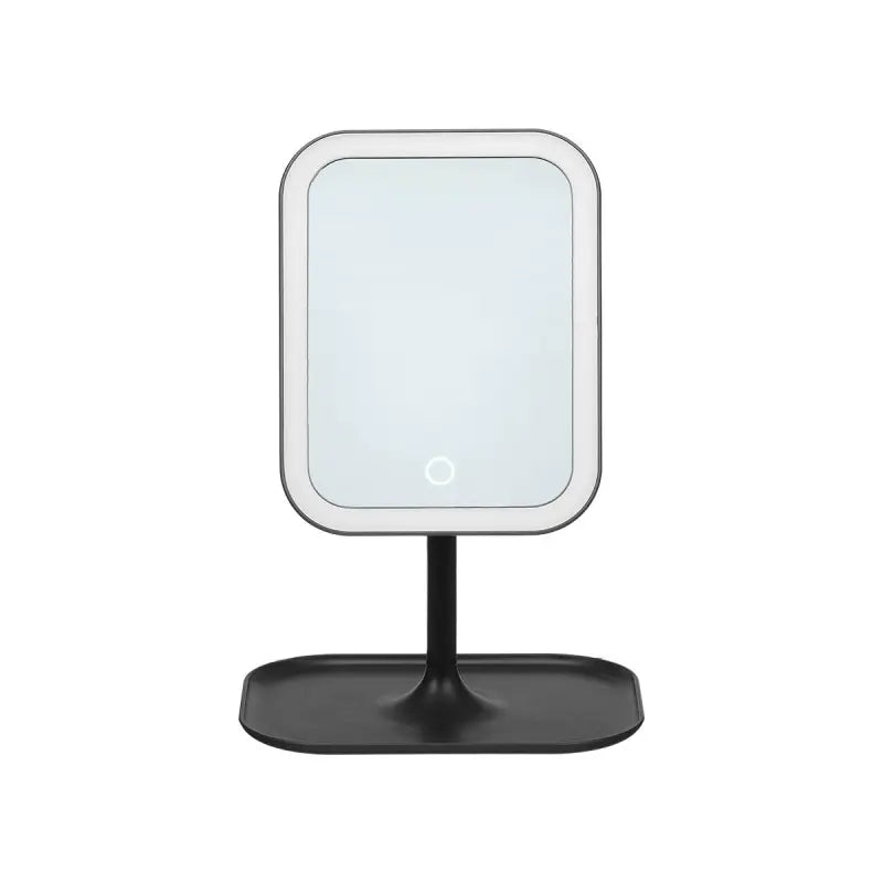 Black LED mirror 29x16.5x6h cm
