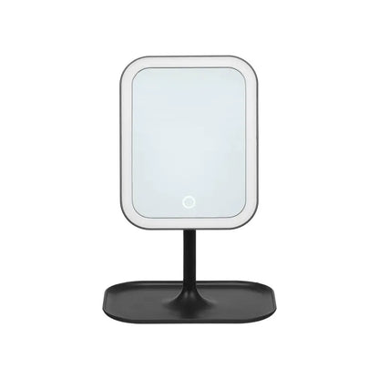 Black LED mirror 29x16.5x6h cm