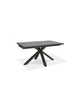 Tavolo Allungabile 160-240 x 90 cm Ceramica Grigio Grafite