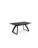 Tavolo Allungabile Barret 170-270x90 - Top Marmo Nero
