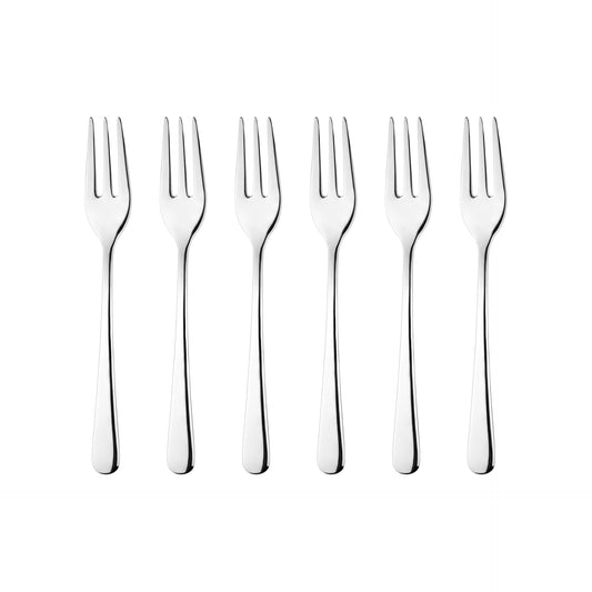 Set of 6 Zelda steel forks 15.5 cm