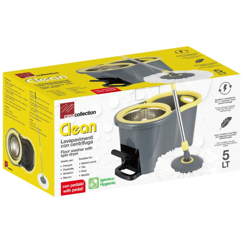 Rotating mop bucket with pedal 5 L